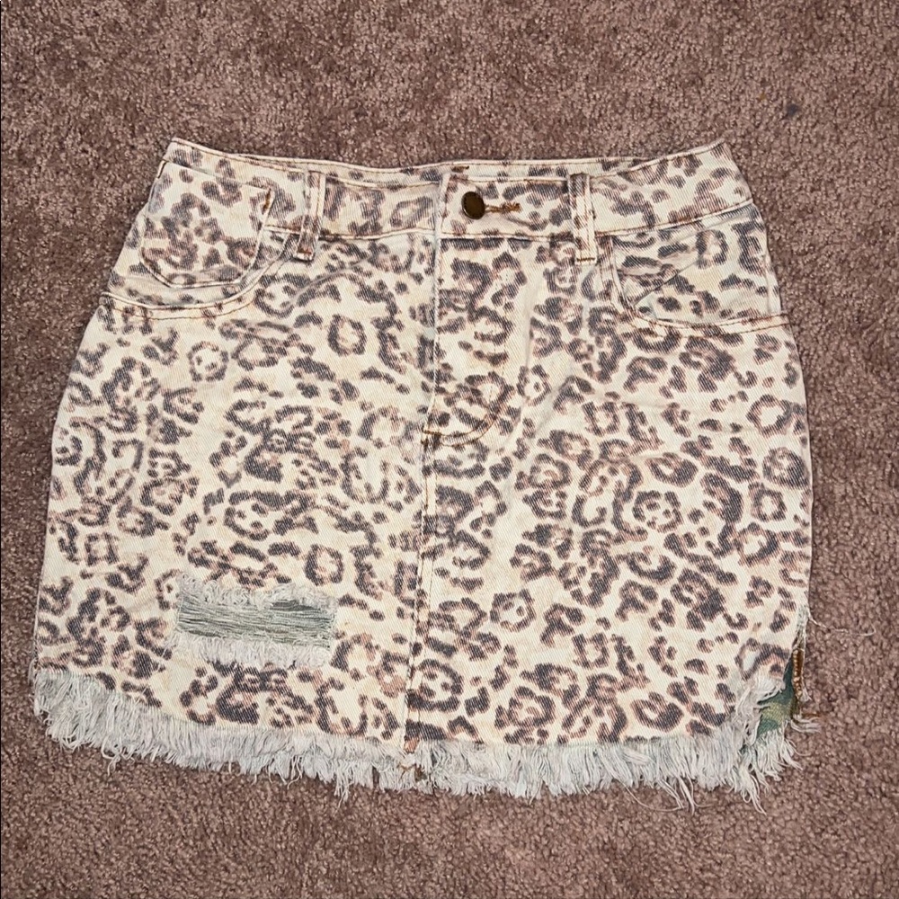 Cheetah skirt